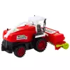 LEAN TOYS Lauksaimniecības kombains ar griešanas aparāta piedziņu, sarkans, mērogs 1:16