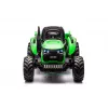 LEAN CARS HC-306 Battery Operated Tractor With Trailer Light Green 24V