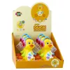 LEAN TOYS Interaktīvā muzikālā pīle mazuļiem, kustas, spīd, dzeltena