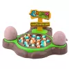 LEAN TOYS Arkādes spēle Dinozauru makšķerēšana ar magnētiskajiem kātiem un skaņām