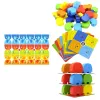 LEAN TOYS Ģimenes Arkādes Spēle Ziloņu Tornis Kraušana 45 Gabali