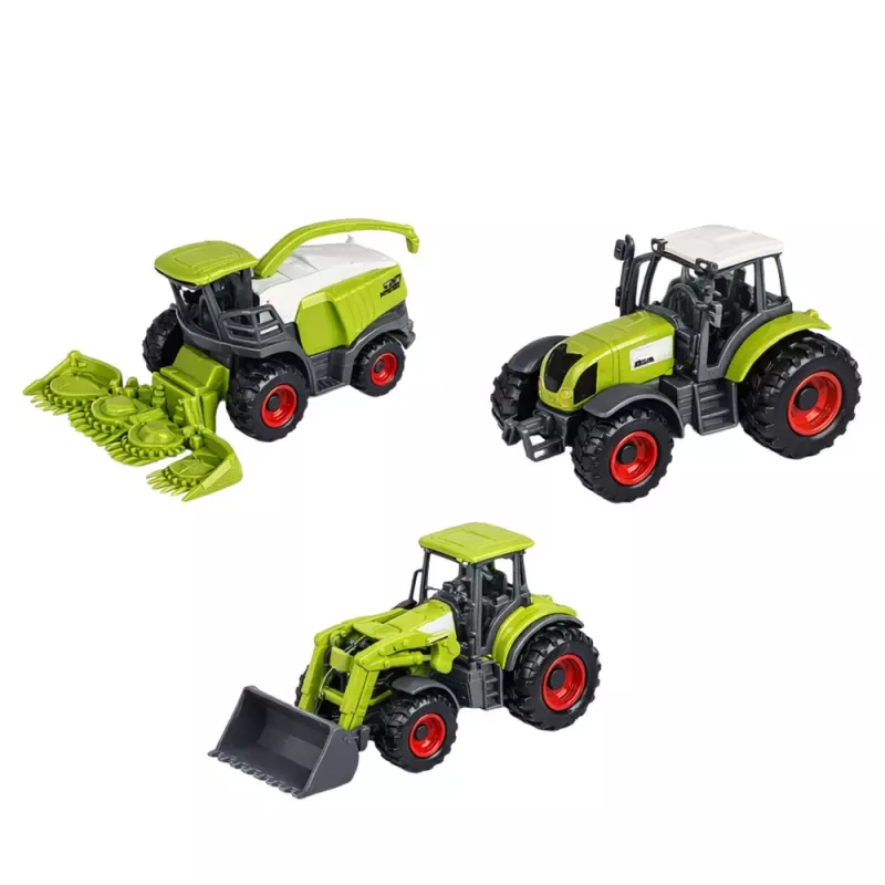 LEAN TOYS Farm Barn Tractors Figures Animals Set 42 pcs.