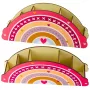 LEAN Koka galda organizators bērniem Rainbow Pink