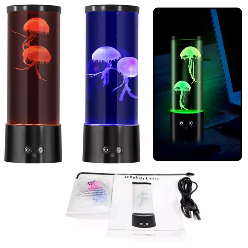 LEAN LED Jellyfish Lamp Decorative Battery Operated USB Cable