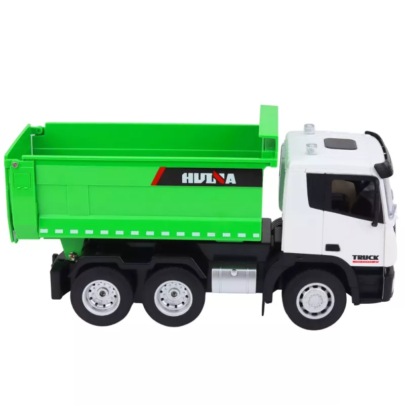 Huina RC Remote Control Dump Truck Green 1:18