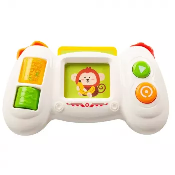 LEAN TOYS Interaktīvā izglītojošā planšete ar kartītēm, gaismām un skaņām