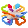 LEAN TOYS Sensoriskā Rotaļlieta Rotējoša Zobu Kodējs Krāsains