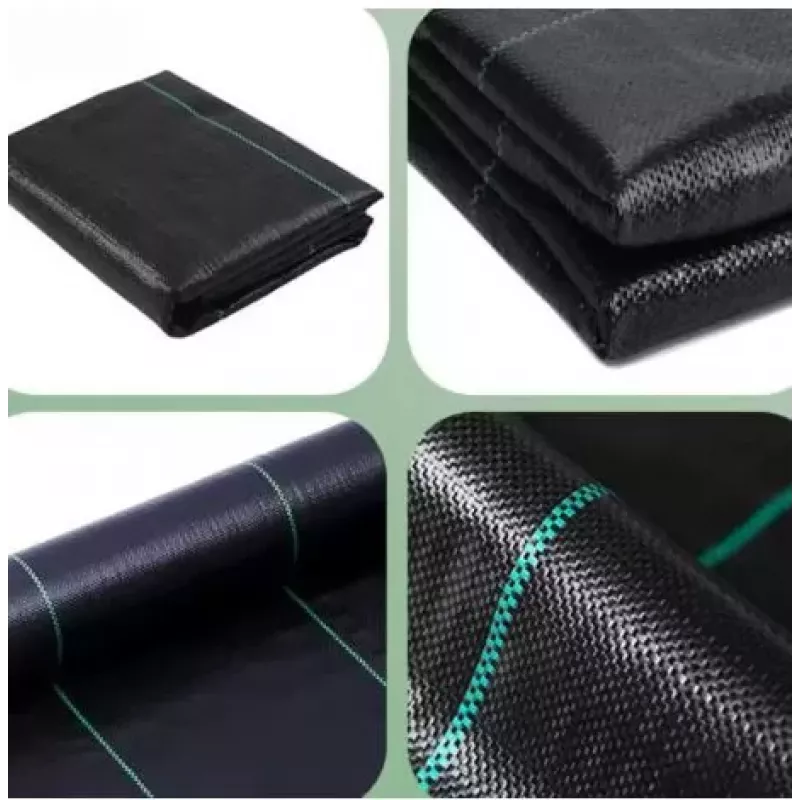 LEAN Melnais Agrotextils 1100cm x 50m UV 135g Nezāļu kontroles agrotextils + Enkuri