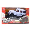 LEAN TOYS RC Policijas Apvidus Auto Balts 1:12