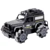 LEAN TOYS RC bezceļu automašīna ar tālvadību 360° rotācija 1:12 Melna