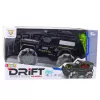 LEAN TOYS RC bezceļu automašīna ar tālvadību 360° rotācija 1:12 Melna