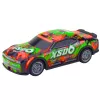 LEAN TOYS Ar vadību vadāma sacīkšu automašīna ar apgaismotu virsbūvi oranžā un zaļā krāsā