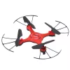 LEAN TOYS Y20 UFO Remote Controlled Drone with Lights 360° Rotation Red