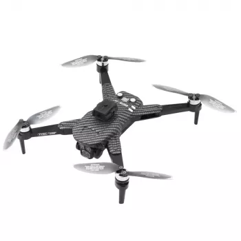 LEAN TOYS Drone Y329 HD Camera WiFi FPV Quadcopter ar LED gaismām, lietotnes vadība, melns ogleklis