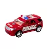 LEAN TOYS Bezceļu policijas auto komplekts ar evakuatoru un patruļauto