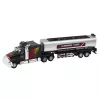 LEAN TOYS Tank Truck Timber Transport Pull-Back Drive Lights Sounds 1:36