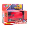LEAN TOYS Piegādes kravas automašīna Metāla sarkana 1:32 Gaismas Skaņas