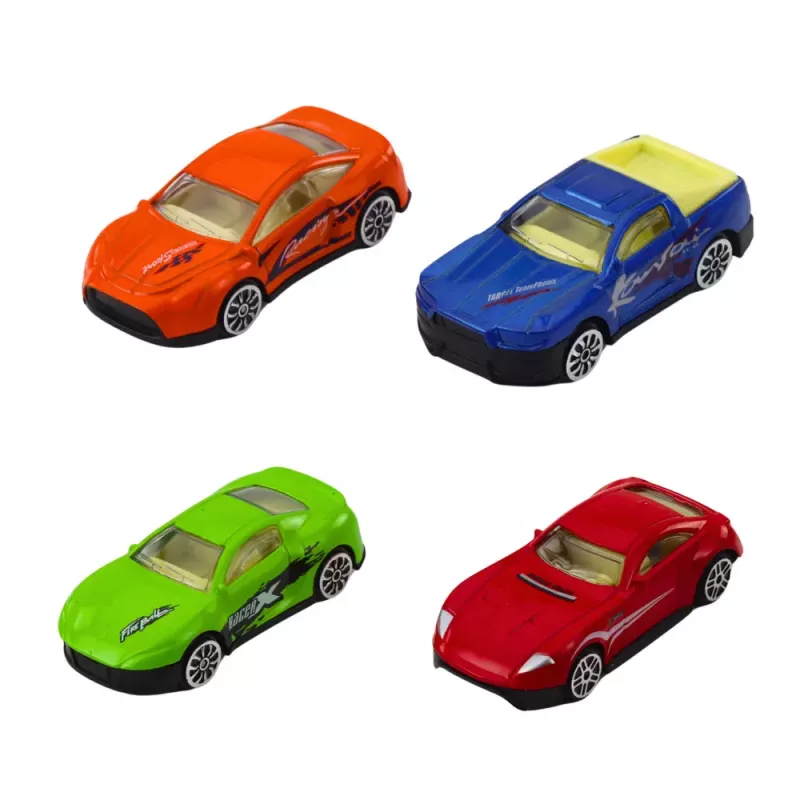 LEAN TOYS Atsperu komplekts mēģenē Modernās sporta automašīnas 1:64