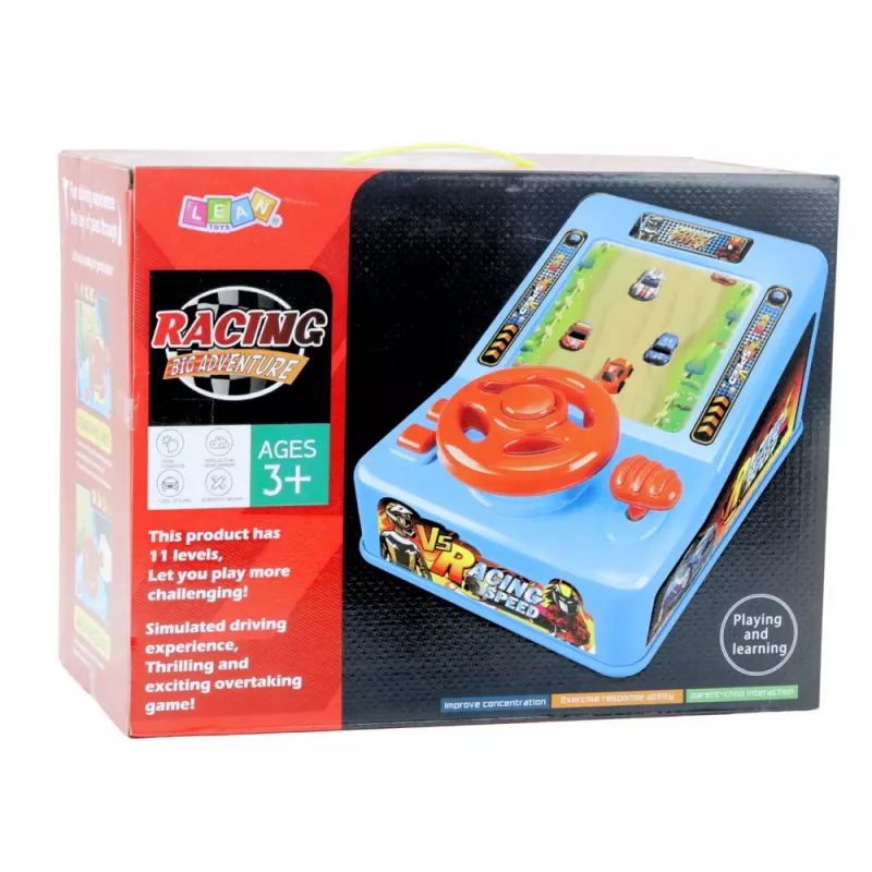 LEAN TOYS Interactive Driving Simulator Steering Wheel with Speed Change Sounds
