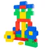 LEAN TOYS Lielo konstrukcijas bloku komplekts maisā, krāsains, 28.5x9x9 cm, 20 gab.