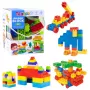LEAN TOYS 3D krāsainu konstrukcijas bloku komplekts 100 gab.