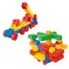 LEAN TOYS 3D krāsainu konstrukcijas bloku komplekts 180 gab.