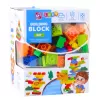 LEAN TOYS 3D krāsainu konstrukcijas bloku komplekts 180 gab.