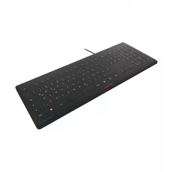 CHERRY STREAM PROTECT KEYBOARD Corded US-Layout Black