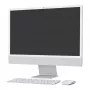 Apple iMac 24 collas 2024 M4 8-kodolu CPU 8-kodolu GPU 16GB RAM 512GB SSD Sudraba Vācu tastatūra