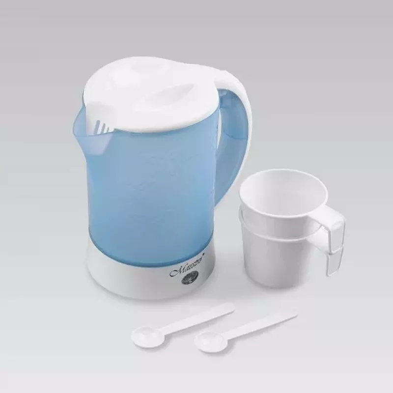 MEO MR-010 Maestro Travel Kettle ar 2 Krūzēm 0.5 L 700 W Balts