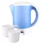 MEO MR-010 Maestro Travel Kettle ar 2 Krūzēm 0.5 L 700 W Balts