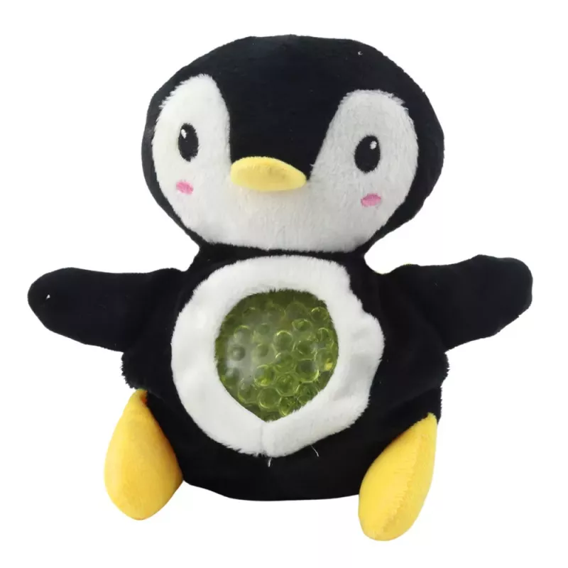 LEAN TOYS Plush Toy Squeezable Tummy with Water Balls 20cm Mix