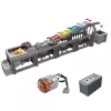LEAN TOYS Konstrukciju bloki Bumbiņu trase ar elektromotoru 1038 gab.