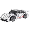 LEAN TOYS Būvbloķēšanas komplekts GT sacīkšu auto balts 1:14 1268 gab.
