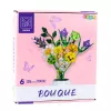 LEAN TOYS Construction Blocks Decorative Bouquet of Colorful Flowers 925 pcs.