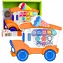 LEAN TOYS Elektriskās klavieres izglītojošas mazuļiem Saldējuma salons Oranžs