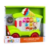 LEAN TOYS Izglītojošas elektriskās klavieres mazuļiem Saldējuma salons Zaļš