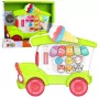 LEAN TOYS Izglītojošas elektriskās klavieres mazuļiem Saldējuma salons Zaļš