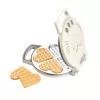 LEAN TOYS Pizza Waffle Set ar Papildpiederumiem Virtuves Aksesuāri Bērniem
