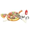 LEAN TOYS Pizza Waffle Set ar Papildpiederumiem Virtuves Aksesuāri Bērniem