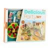 LEAN TOYS Pizza Waffle Set ar Papildpiederumiem Virtuves Aksesuāri Bērniem
