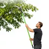 LEAN Teleskopiskās zaru šķēres un zāģis 2-in-1 uz kāta 125-240 cm