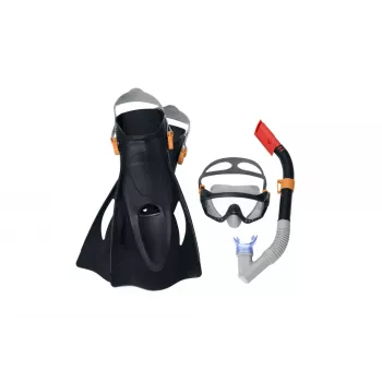 Bestway Niršanas komplekts Mask, Snorkelis, Spuras Melns 25020