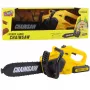 LEAN TOYS Rotaļlietu motorzāģis bērniem ar gaismām un skaņām, dzeltens