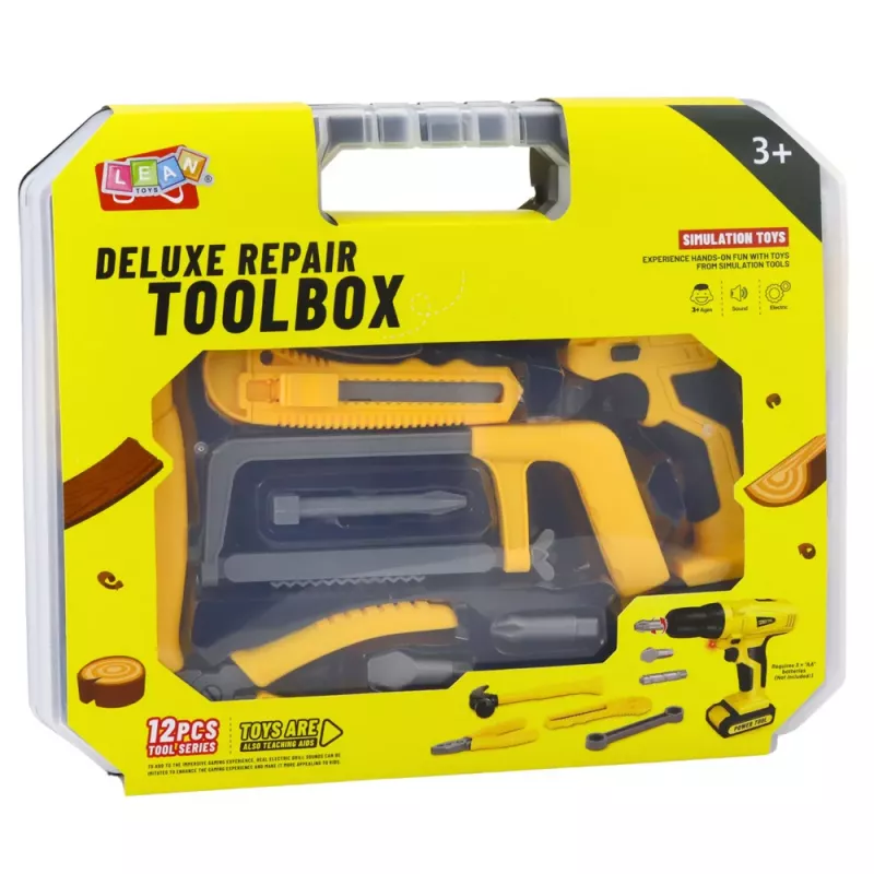 LEAN TOYS DIY komplekts Urbja vadītājs Instrumenti Gaismas Skaņas Koferis