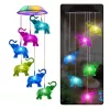 LEAN Solar Garden LED Bell Lamps Elephants Colorful 70cm