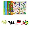 LEAN TOYS Ģimenes spēļu komplekts 18 in 1 Šahs Magnētiskais šaha galdiņš
