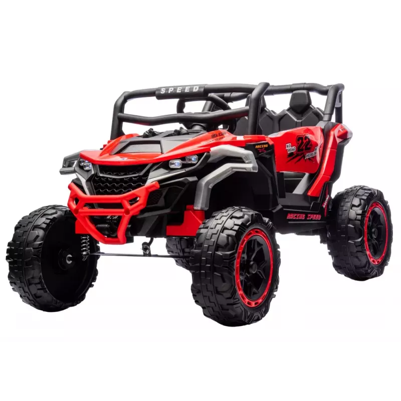 LEAN CARS M1 Red Battery-Powered Vehicle 4x4
