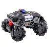 LEAN TOYS RC Policijas bezceļu auto ar gaismām un dūmu efektu 1:16