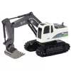LEAN TOYS Ar tālvadību vadāms RC Crawler Ekskavators ar Gaismām un Skaņām, Balts, 1:24 Mērogs